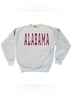 Vintage Alabama State University Savvy Crewneck Grey Made In USA Size Large
